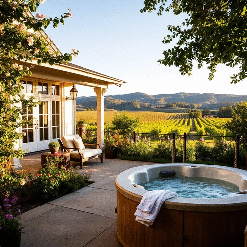 boutique inns in Yountville with spa services