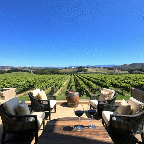 Yountville resorts with vineyard views and wine tours