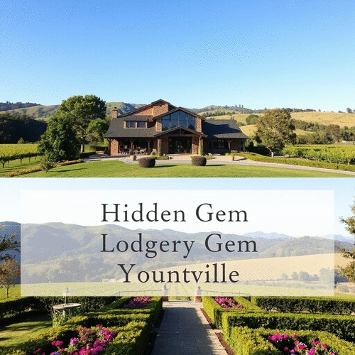 tips for finding hidden gem lodgings in Yountville