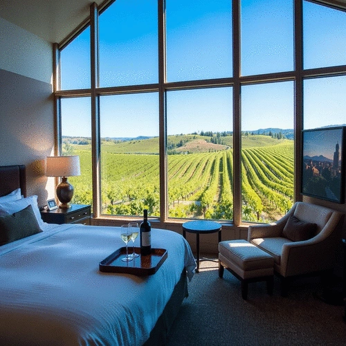 best rated luxury lodgings in Yountville for wine lovers
