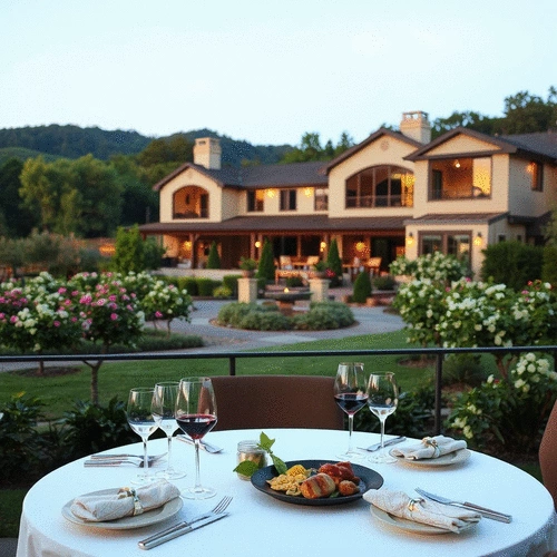 Yountville upscale resorts with fine dining experiences