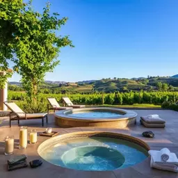 exclusive Yountville resorts with spa services