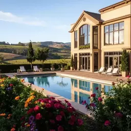 unique boutique hotels in Yountville with views