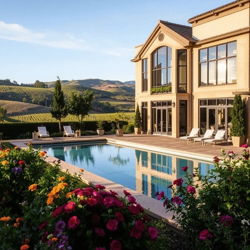 unique boutique hotels in Yountville with views
